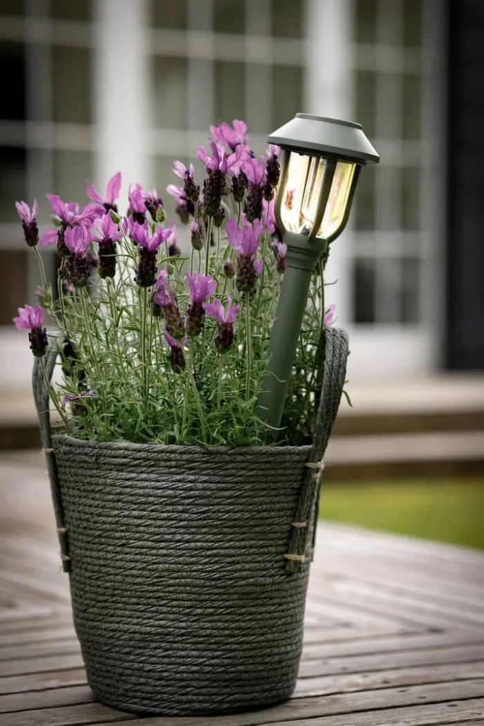 CASA Living Kurv Ø 33 x H 28 cm - Polyethylen - Grøn