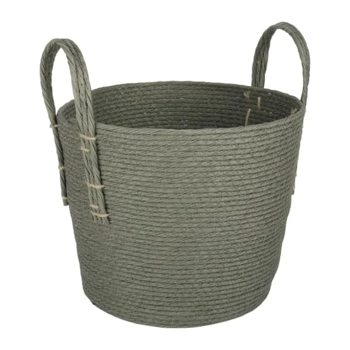 CASA Living Kurv Ø 28 x H 25 cm - Polyethylen - Grøn