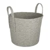 CASA Living Kurv Ø 33 x H 28 cm - Polyethylen - Grå