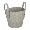 CASA Living Kurv Ø 23 x H 22 cm - Polyethylen - Grå
