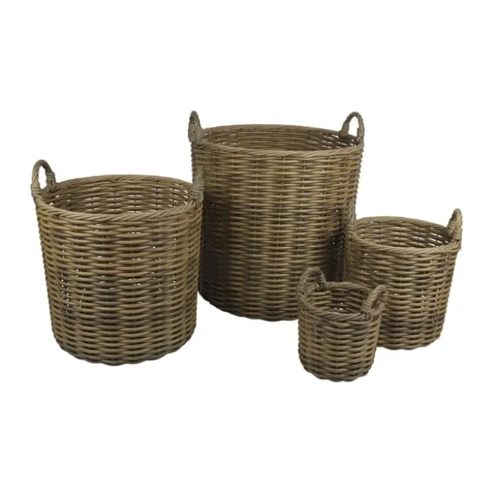 CASA Living Kurv Ø 50 x H 56 cm - Polyrattan - Natur