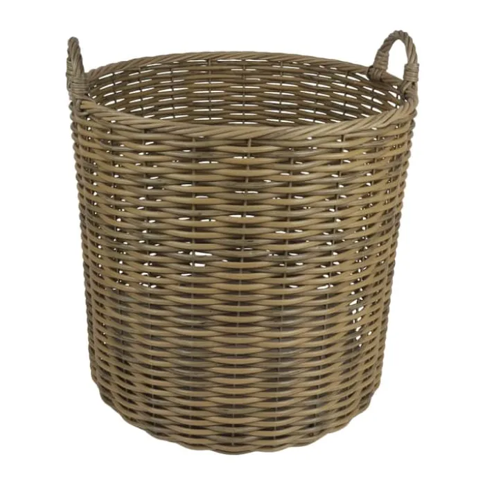 CASA Living Kurv Ø 50 x H 56 cm - Polyrattan - Natur
