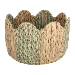 CASA Living Kurv Ø 36 x H 24,5 cm - Vandhyacint/papirgarn