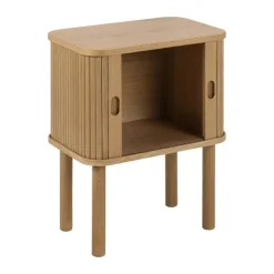 CASA Living Langley Natbord H 60 x B 45 x L 30 cm - Egetræ - Natur