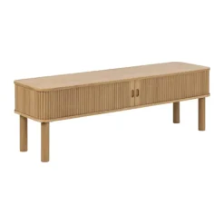 CASA Living Langley TV bord H 45 x B 40 x L 140 cm - Egetræ - Natur