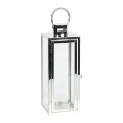 CASA Living Lanterne H 39 cm - Rustfrit stål/glas