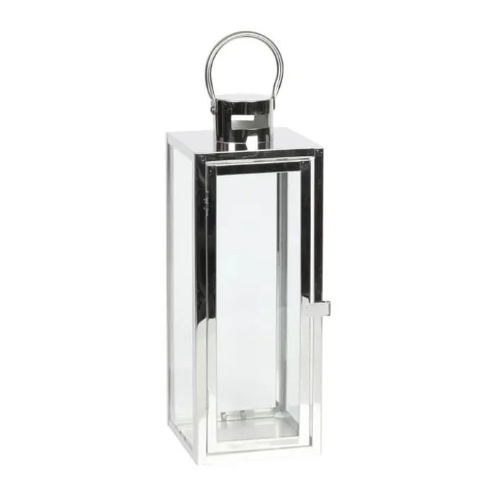 CASA Living Lanterne H 39 cm - Rustfrit stål/glas