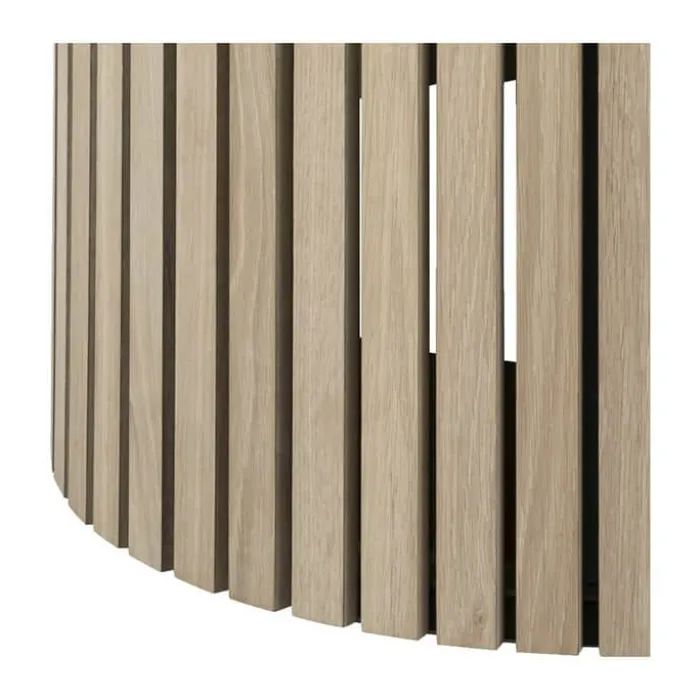 CASA Living Linley Spisebord Ø 120 x H 75 cm - Egetræsfinér - Natur