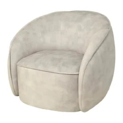 CASA Living Loungestol H 75 x B 90 x D 90 cm - Polyester/skum - Beige