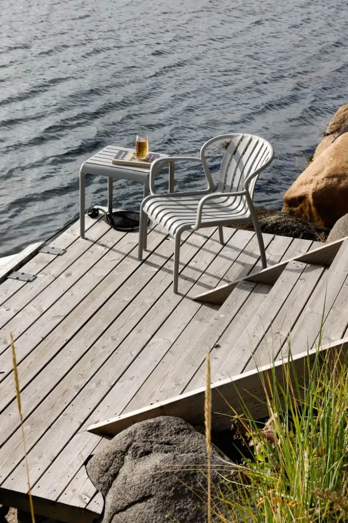 CASA Living Loungestol H 75 x B 67 x L 69 cm - Plastik - Grå