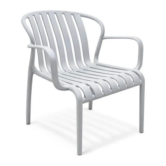 CASA Living Loungestol H 75 x B 67 x L 69 cm - Plastik - Grå