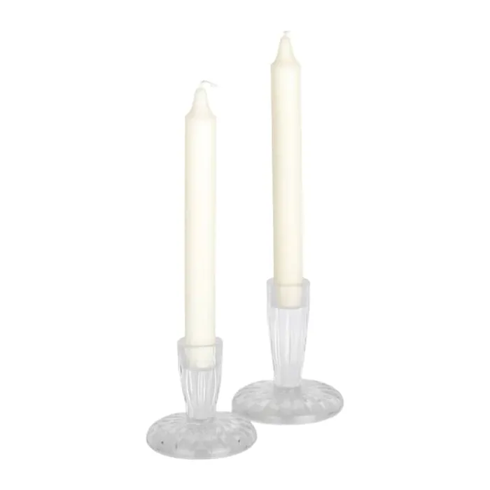 CASA Living Lysestage H 9,5 cm - Glas - Klar