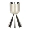 CASA Living Lysestage Ø 4 x H 6,5 cm - Aluminium - Sølv