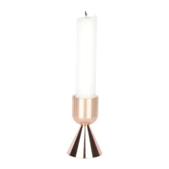 CASA Living Lysestage Ø 4 x H 6,5 cm - Aluminium - Kobber