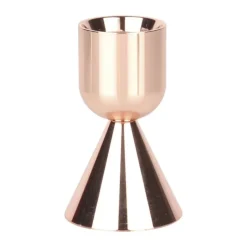 CASA Living Lysestage Ø 4 x H 6,5 cm - Aluminium - Kobber