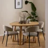 CASA Living Malika Spisebord Ø 120 x H 75 cm - Egetræsfinér - Natur