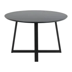 CASA Living Malika Spisebord Ø 120 x H 75 cm - Finer - Sort