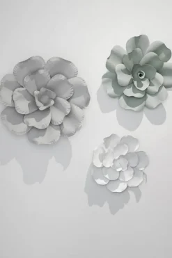CASA Living Metal Blomst Ø 29 cm - Metal - Hvid
