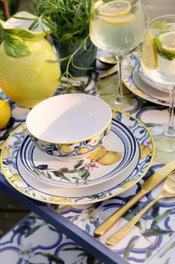 CASA Living Middagstallerken Ø 26,4 cm - Porcelæn - Gul