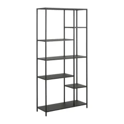 CASA Living Newcastle Reol H 165 x B 79,5 x D 30 cm - Metal - Sort