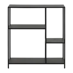 CASA Living Newcastle Reol H 86 x B 79,5 x D 30 cm - Metal - Sort