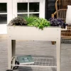 CASA Living Plantekasse H 80 cm - Metal/plastik - Varm grå