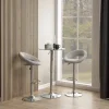 CASA Living Plump Barstol H 100 x B 56 x D 50 cm - Stål/krom - Beige