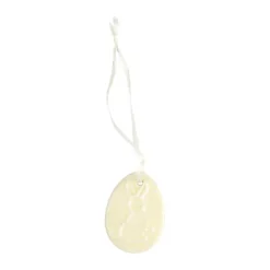 CASA Living Påskeæg H 6 cm - Porcelæn - Gul