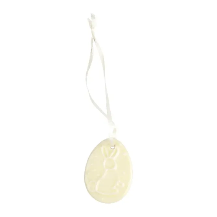 CASA Living Påskeæg H 6 cm - Porcelæn - Gul
