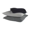 CASA Living Pude B 50 x L 50 cm - Hør/bomuld - Insignia blue