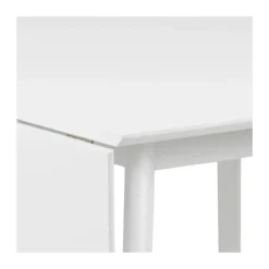 CASA Living Roxby Spisebord H 76 x B 80 x L 120 cm - MDF/gummitræ - Hvid