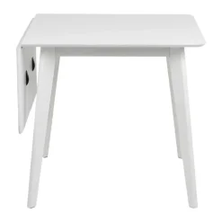 CASA Living Roxby Spisebord H 76 x B 80 x L 120 cm - MDF/gummitræ - Hvid