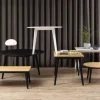 CASA Living Roxby Spisebord Ø 140 x H 76 cm - Gummitræ - Sort