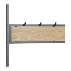 CASA Living SeafordGarderobestativ H 185 x B 40 x L 77 cm - Stål - Sort