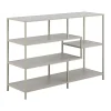 CASA Living Seaford Reol H 78 x B 114 x L 35 cm - Stål/melamin