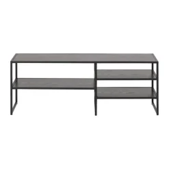 CASA Living Seaford TV Bord H 46 x B 33 x L 120 cm - Stål/melamin - Mat sort