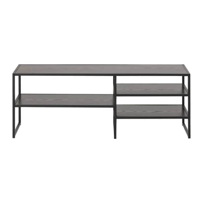 CASA Living Seaford TV Bord H 46 x B 33 x L 120 cm - Stål/melamin - Mat sort