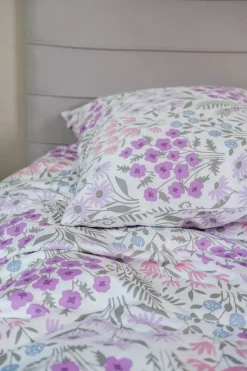 CASA Living Sengetøj B 140 x L 220 cm - Bomuld - Lilla