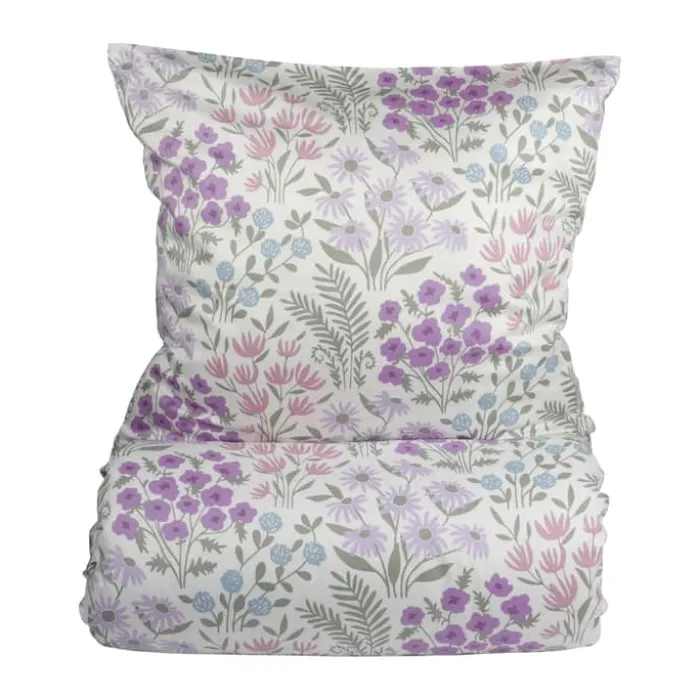 CASA Living Sengetøj B 140 x L 220 cm - Bomuld - Lilla