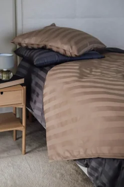 CASA Living Sengetøj B 140 x L 220 cm - Økologisk bomuld - Grå