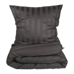 CASA Living Sengetøj B 140 x L 220 cm - Økologisk bomuld - Grå