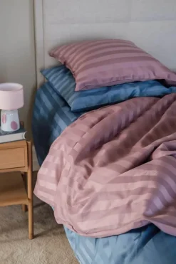 CASA Living Sengetøj B 140 x L 220 cm - Økologisk bomuld - Rosa