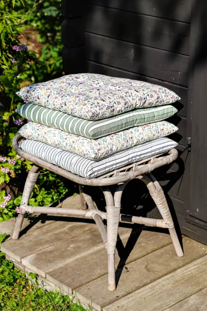 CASA Living Siddehynde B 40 x L 40 cm - Bomuld - Multifarvet