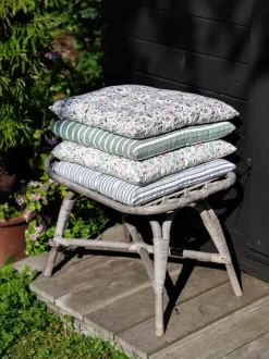 CASA Living Siddehynde B 40 x L 40 cm - Bomuld - Lysegrøn