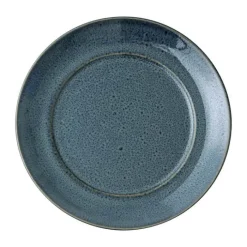 CASA Living Sofia Frokosttallerken Ø 22 cm - Stentøj - Blå reaktionsglasur