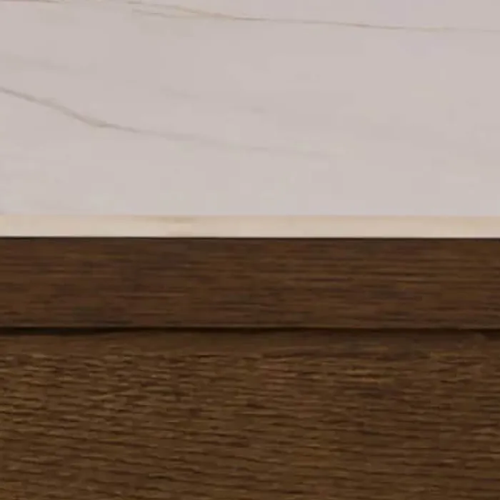 CASA Living Southampton Spisebord H 75 x B 180 x L 90 cm - Keramik/egetræsfinér - Beige