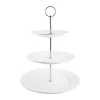CASA Living Étagère H 38 cm - Porcelæn - Hvid