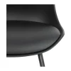 CASA Living Tina Barstol - 2 stk. H 84 x B 50 x D 49 cm - Metal/polypropylen - Sort