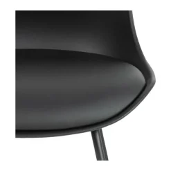 CASA Living Tina Barstol - 2 stk. H 84 x B 50 x D 49 cm - Metal/polypropylen - Sort