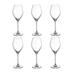 CASA Living Toscana Hvidvinsglas - 6 stk. 34 cl - Glas - Klar